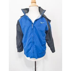 Nike Kids Windbreaker Jacket sz 3T activewear sporty outdoor zip front